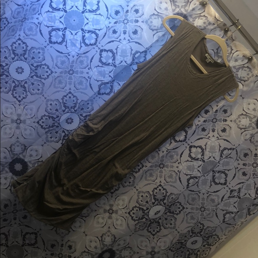 James Perse ruched side dress